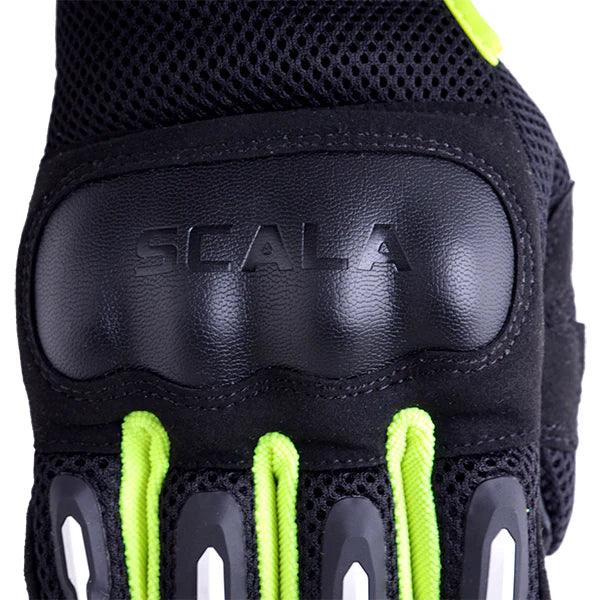 Scala Air Gloves in Black & Neon color - ItZspeed