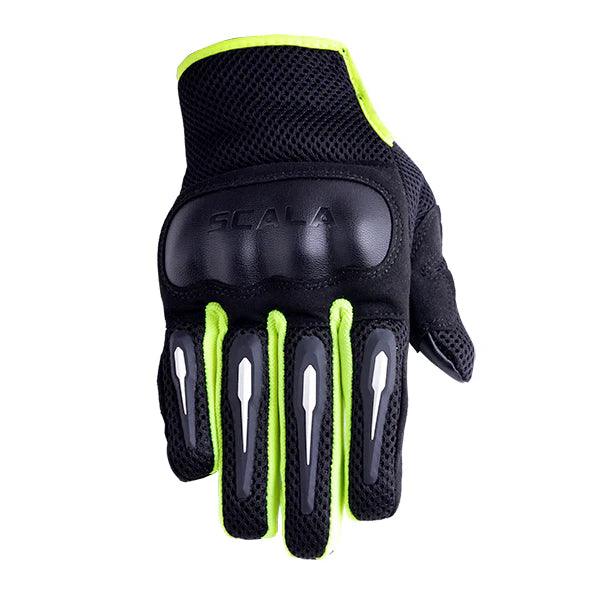 Scala Air Gloves in Black & Neon color - ItZspeed