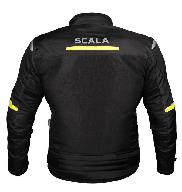 Scala Blaze Riding Jacket - Black and Neon - ItZspeed