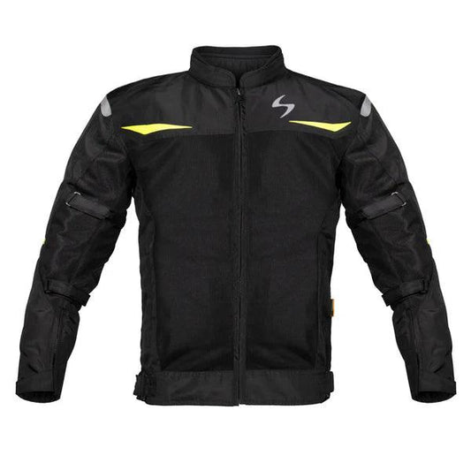 Scala Blaze Riding Jacket - Black and Neon - ItZspeed