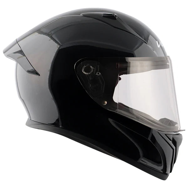 Buy online Vega Bolt Black Color Helmet at best price