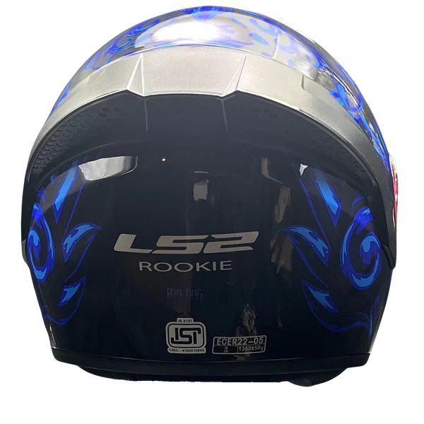 LS2 FF352 Rookie Foo Dog Blue color - ItZspeed