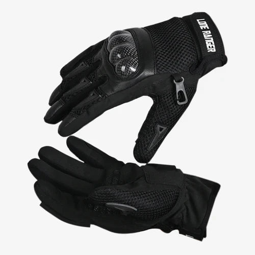 Lone Ranger AirX Biker Gloves Black color - ItZspeed