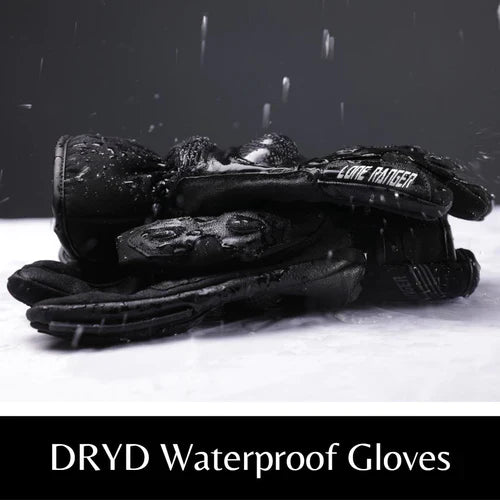 Lone Ranger Dryd Waterproof Riding Gloves Black Color - ItZspeed