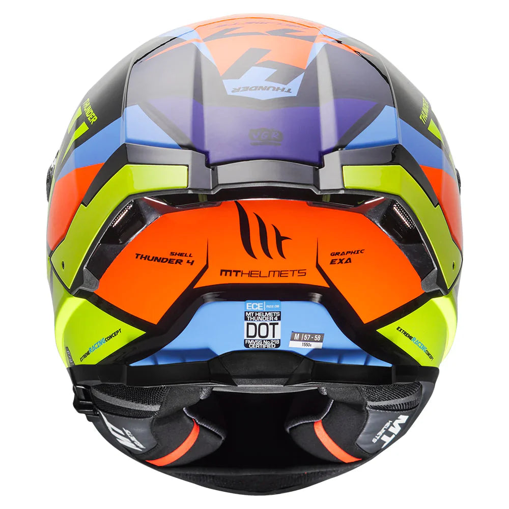 MT THUNDER 4 Pro Exa Helmet Yellow Color - ItZspeed