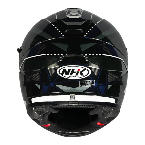 NHK K5R Triangle Blue Color helmet - ItZspeed