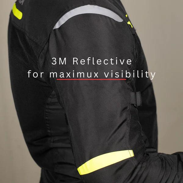 Scala Blaze Riding Jacket - Black and Red Color - ItZspeed