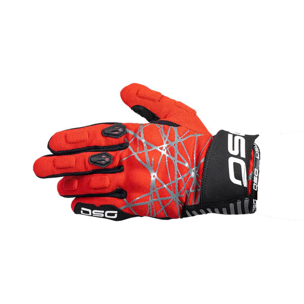 DSG Phoenix Air Gloves Black & White Red - ItZspeed